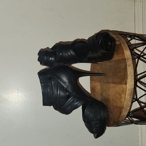 Gunmetal Black sandals